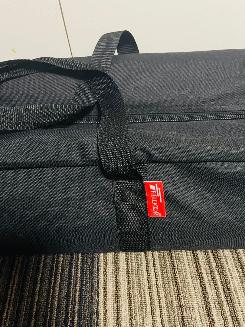 【良品】FIELDOOR ウッドロールトップテーブル 120cm