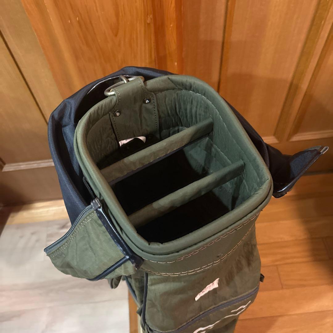 PAPAS ゴルフバッグ オリーブグリーン