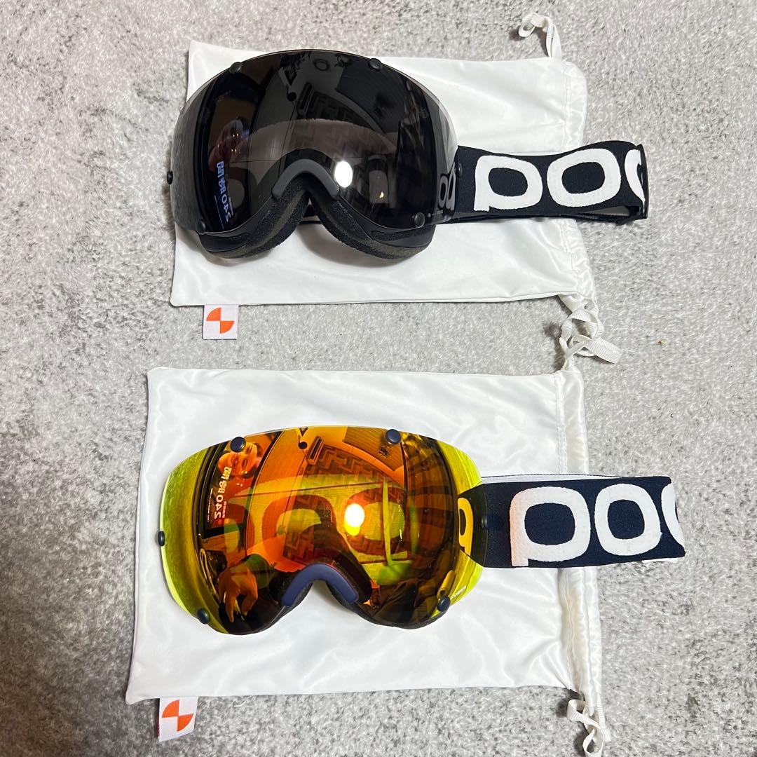 ☆POC LOBES ゴーグル 2個セット Carl Zeissレンズ ケース付