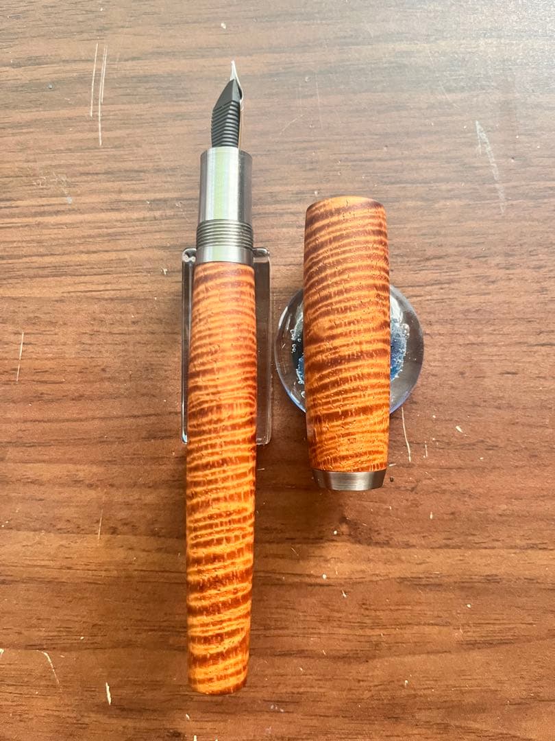 工房楔 クローズドエンド楔 ハワイアンコア F ペリカン モンブラン