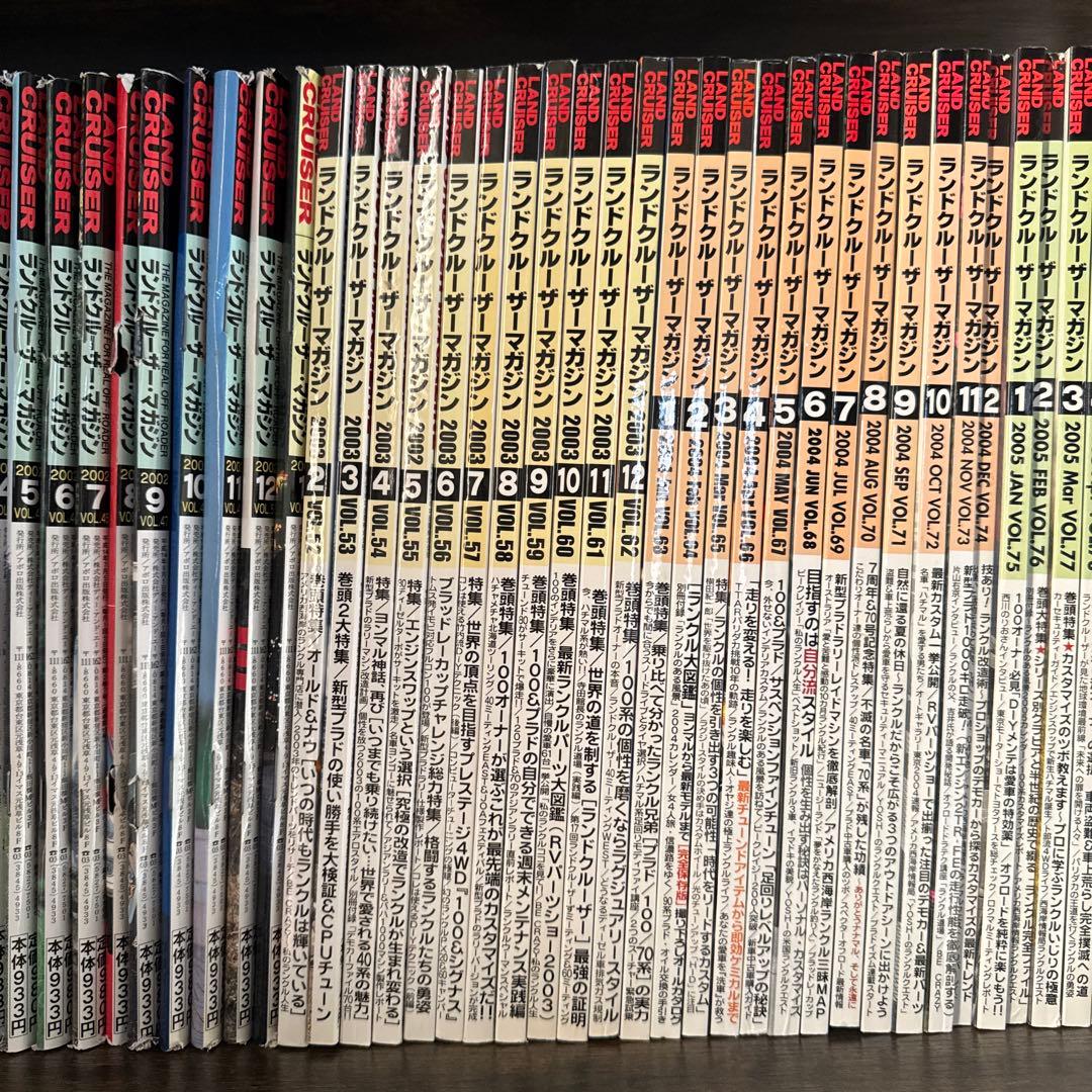 ジ*ン様 超貴重！ランドクルーザーマガジン等、バラ売りは致しません。