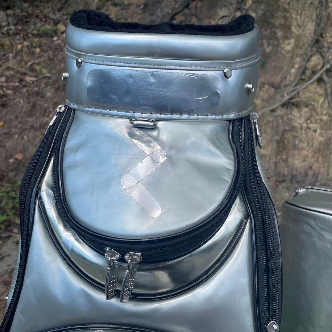 PUMA プーマ 9.0型 スタッフ キャディバッグ 5分割 (SILVER)