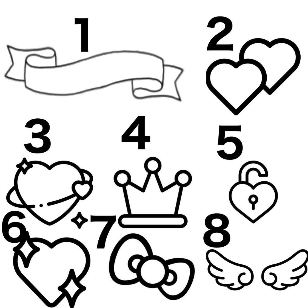 オーダーページ　うちわデコ　デコパーツ　デコ　オーダー　うちわ　ラインストーン