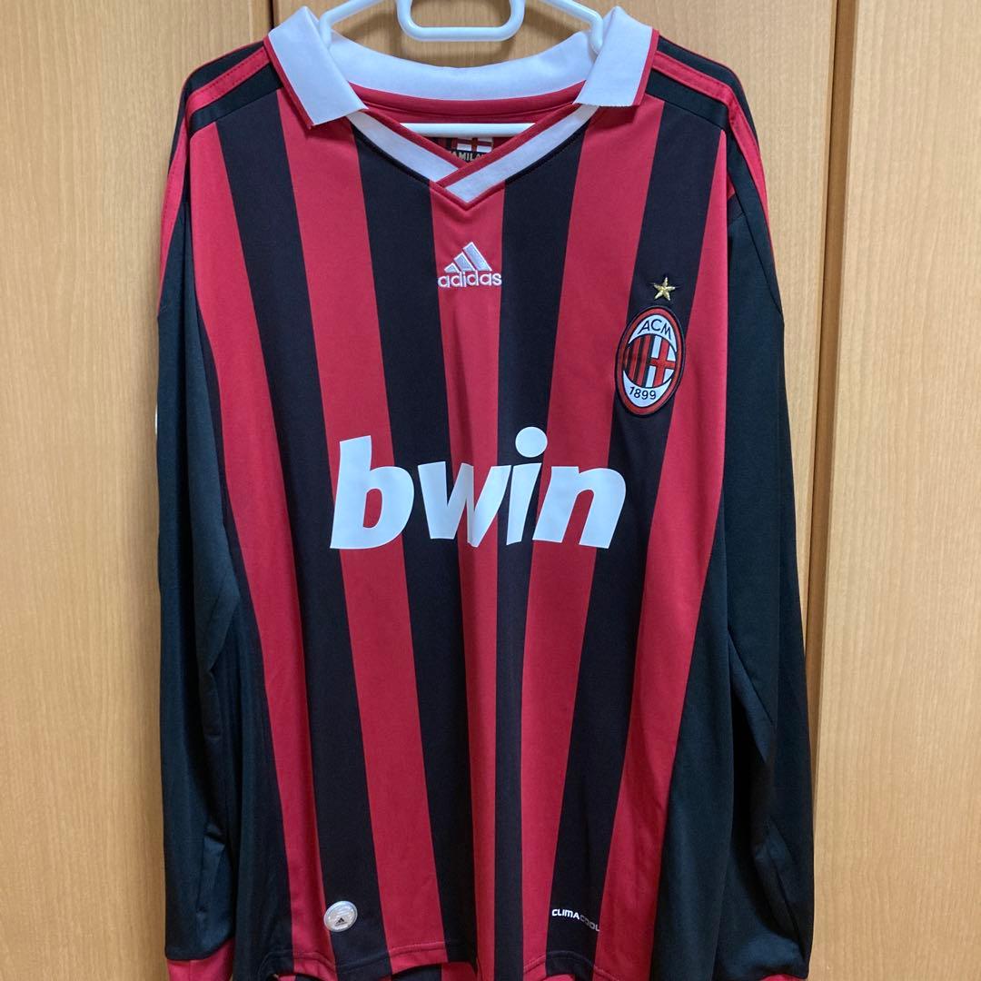 デビット・ベッカム　ユニフォーム　ACミラン サッカーユニフォーム長袖