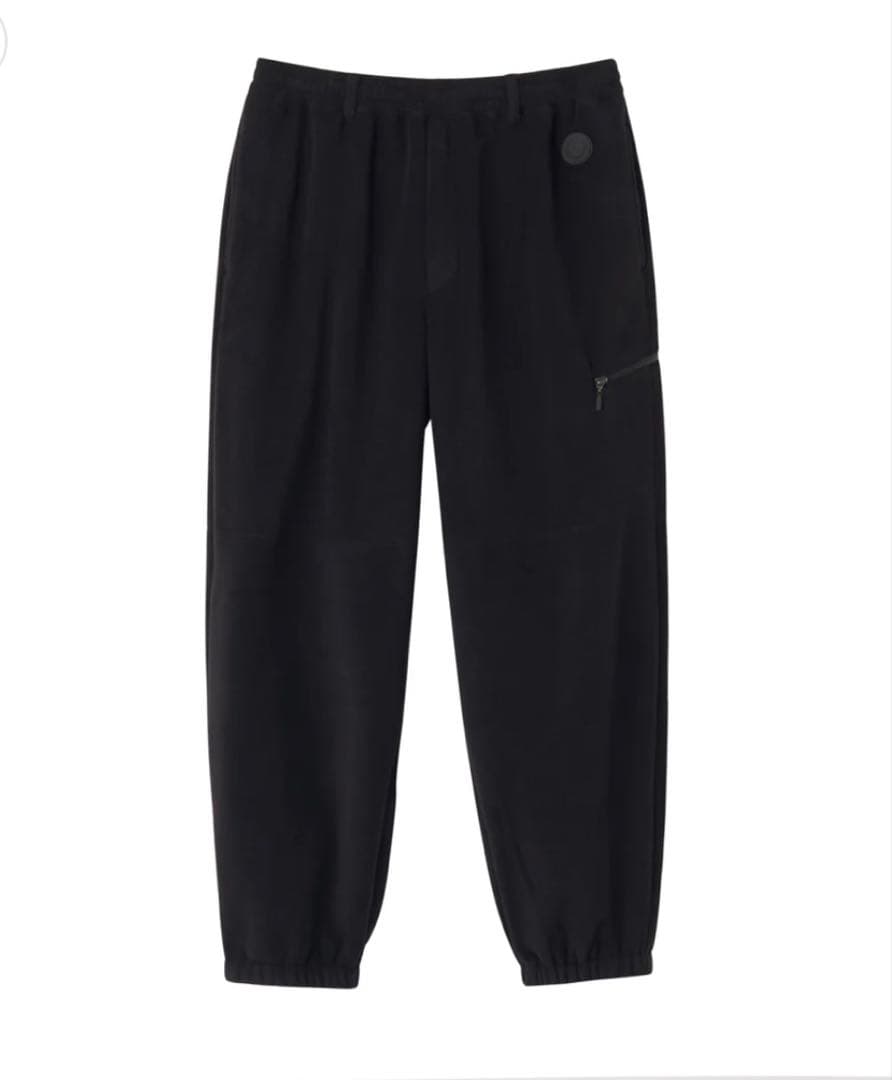 OBSIDIAN フリース スイッチング パンツ M BLACK ゴルフウェア