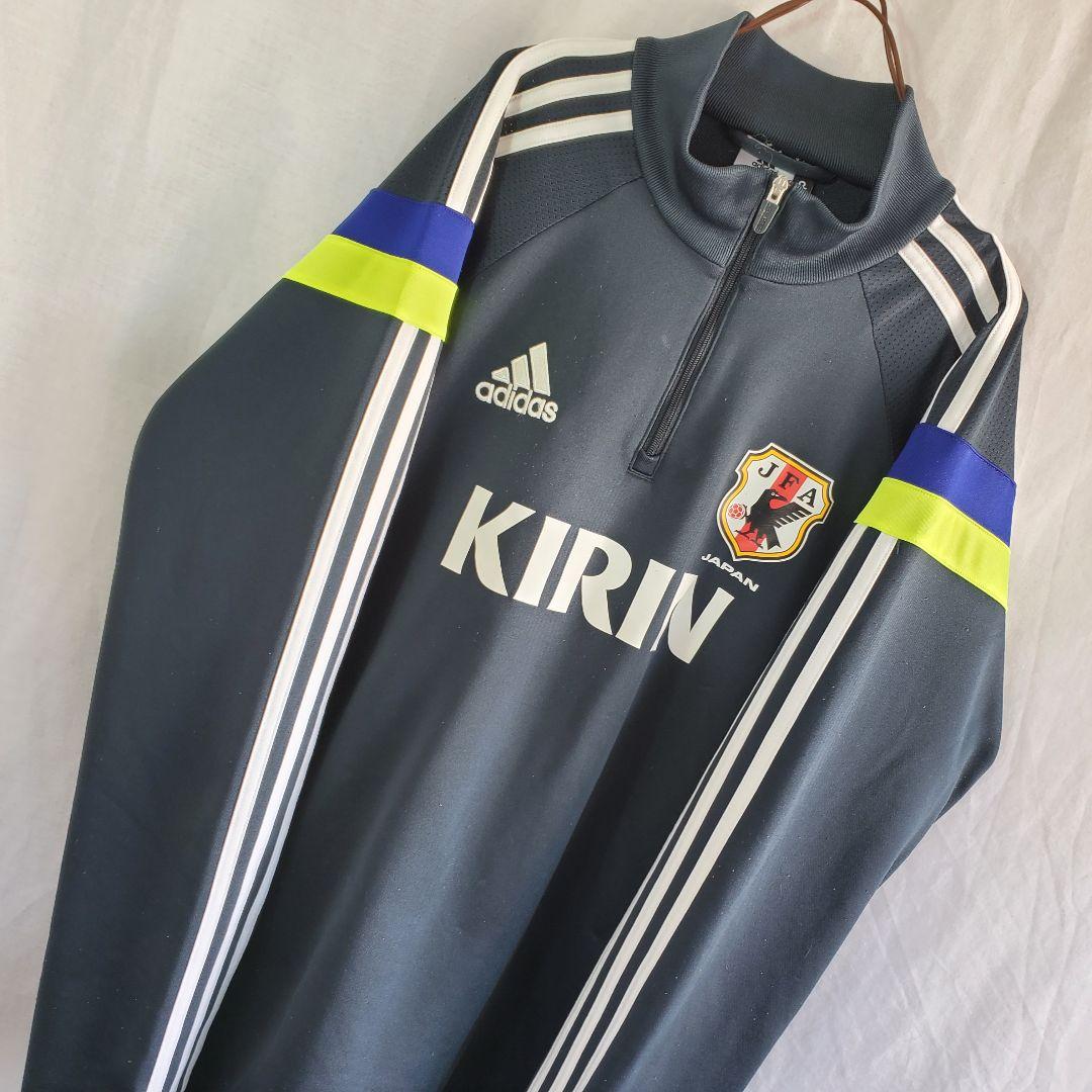 adidas アディダス 日本代表　練習用　　サムライブルー ロングTシャツ