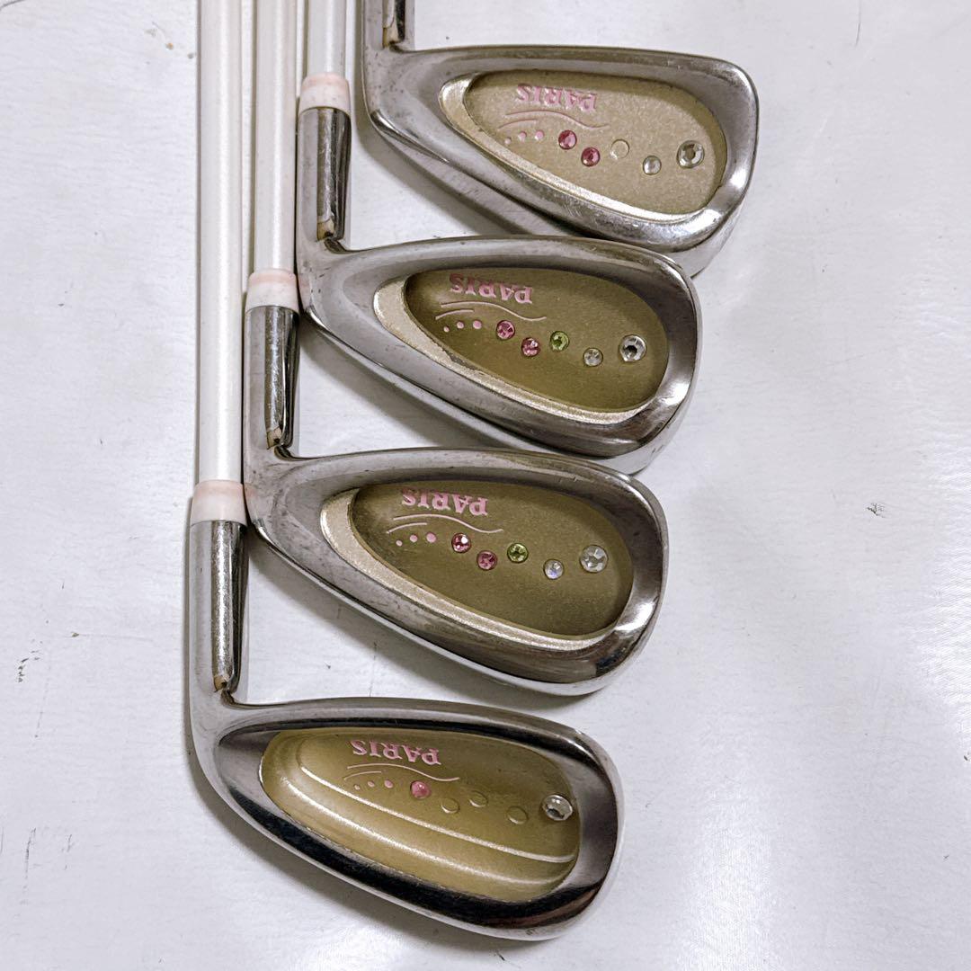 PARIS 400 パリス ゴルフクラブセット レディース ピンク 8本