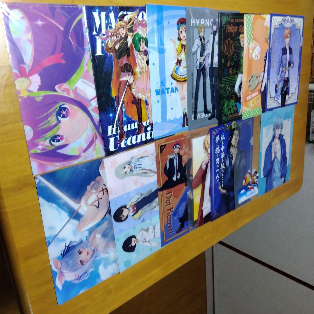 アニメ ノンジャンル美少女系など　Ａ−４クリアファイル まとめ売り大量２５０枚