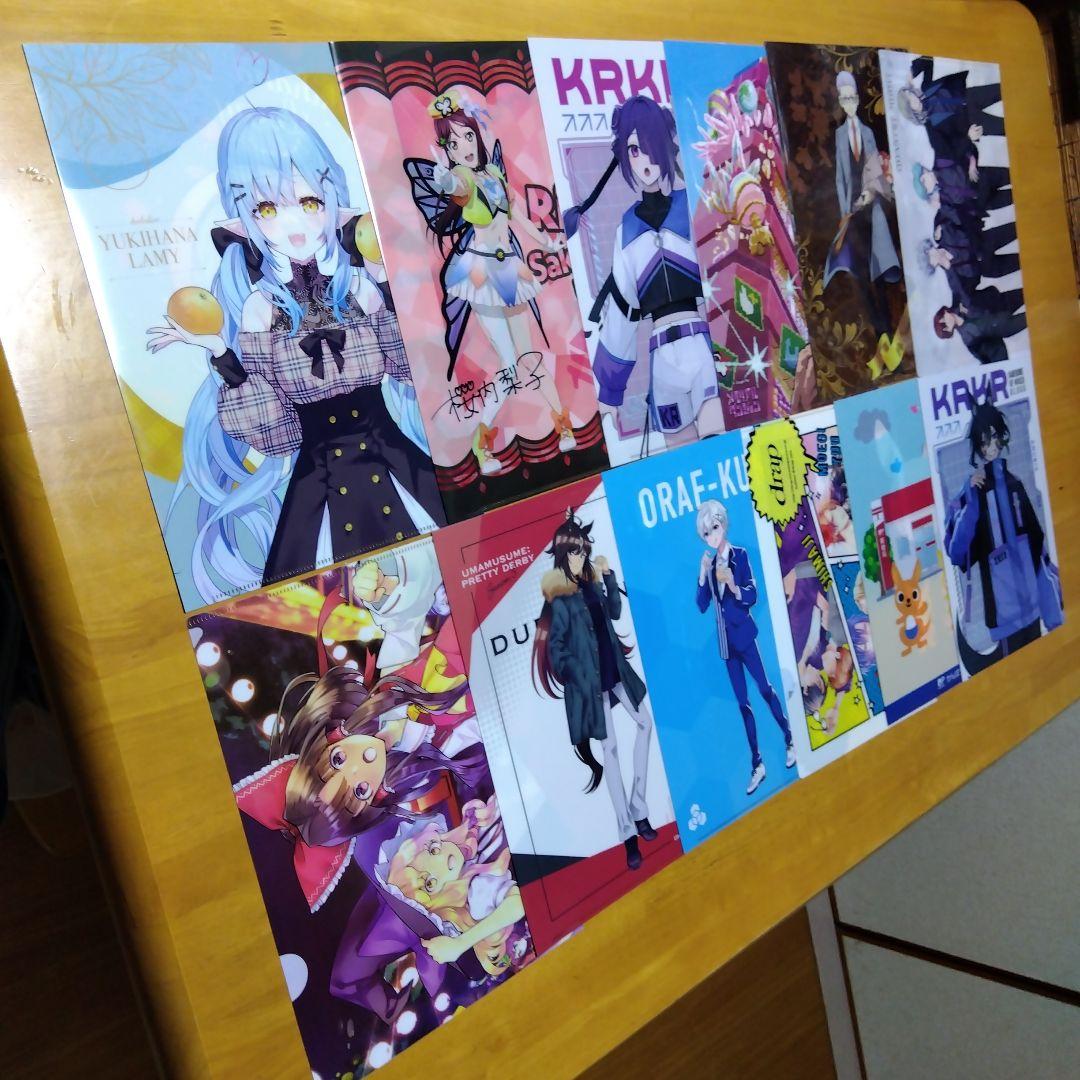 アニメ ノンジャンル美少女系など　Ａ−４クリアファイル まとめ売り大量２５０枚