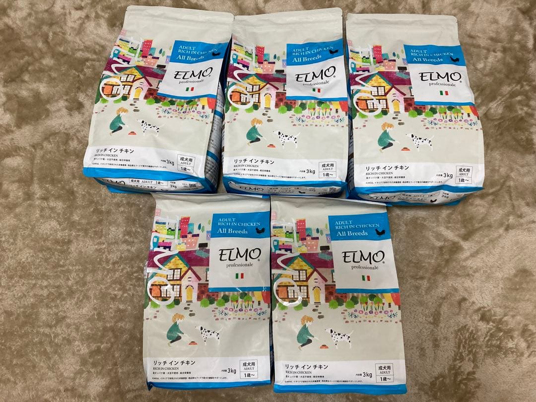 【新品未開封】ELMO リッチインチキン 15kg 全犬種