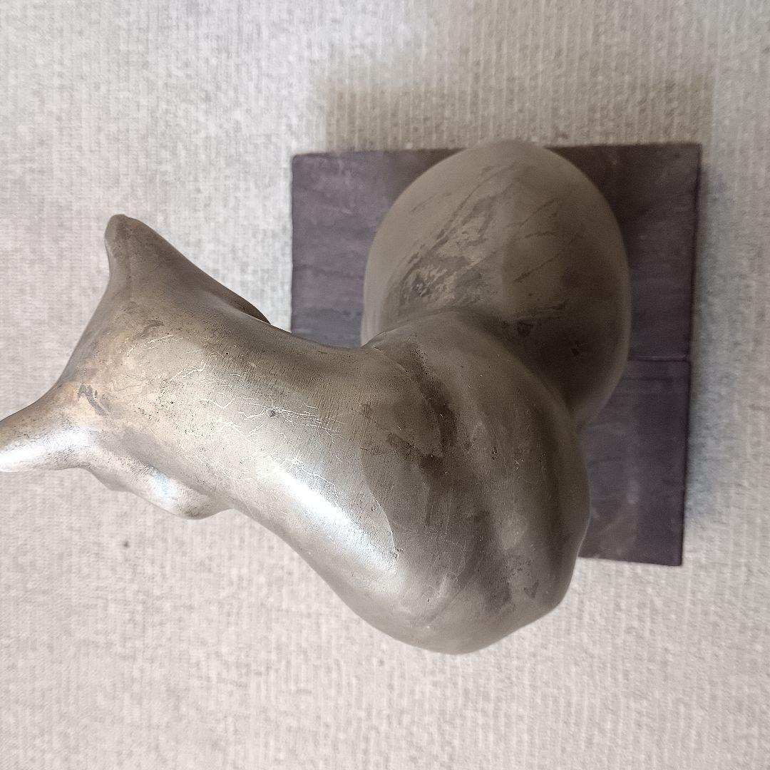 ブロンズ像 【猫】オブジェ 置物 アールデコ 西洋彫刻 高さ約26cm