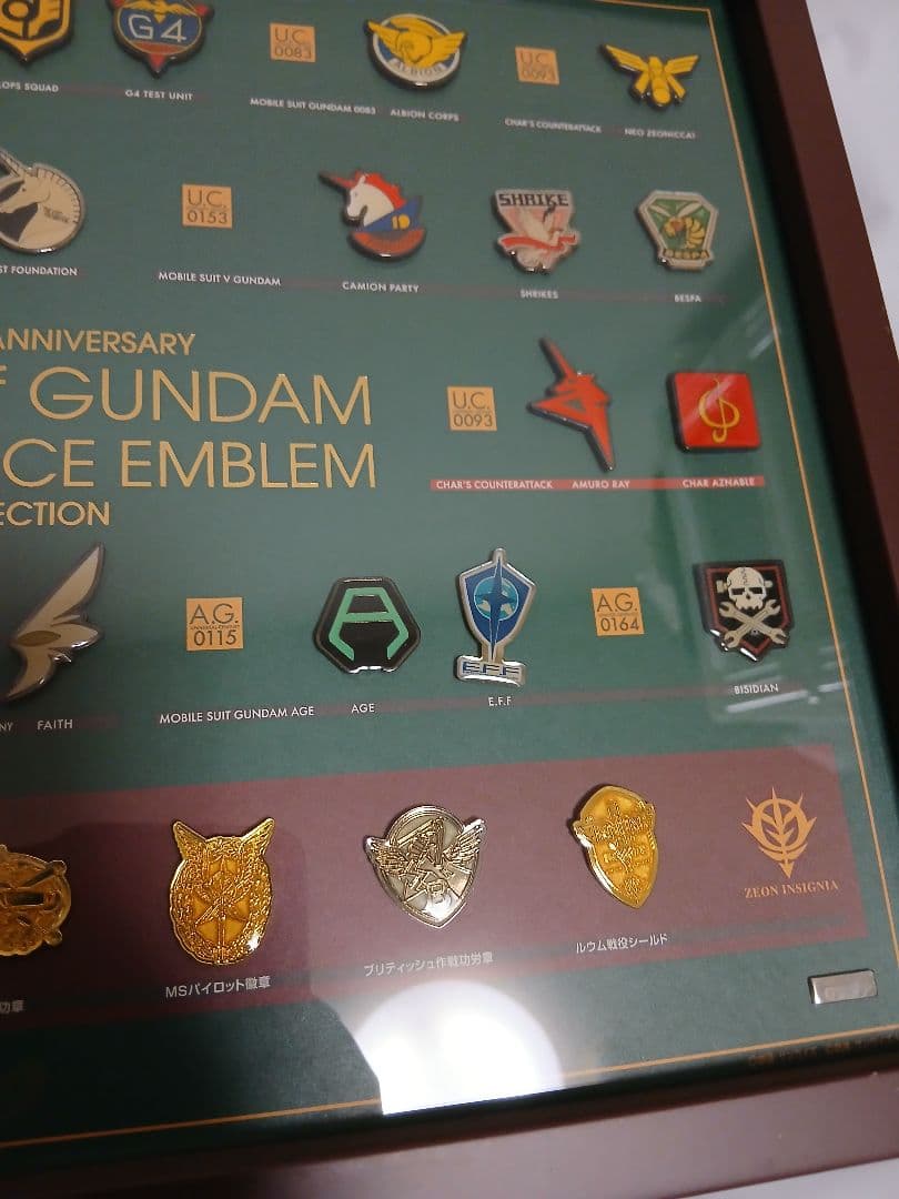 ガンダム 　ピンズ　35周年　エンブレム　欠品あり