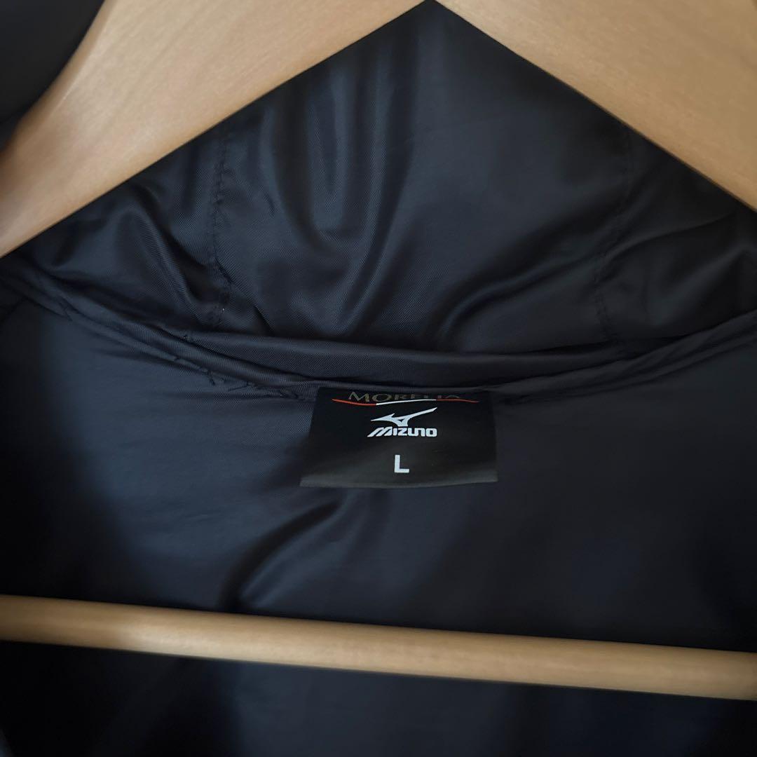 モレリア　MORELIA フード付き中綿ジャケット 赤黒