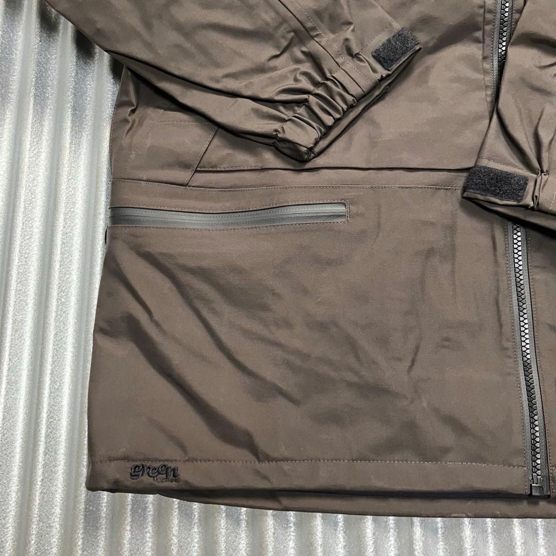 未使用　グリーンクロージング　オガジャケット　ビブパンツ　スノボウェア　上下　L
