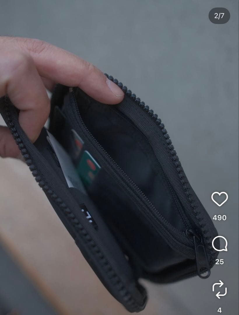 RAMIDUS ブラック パスポートケース