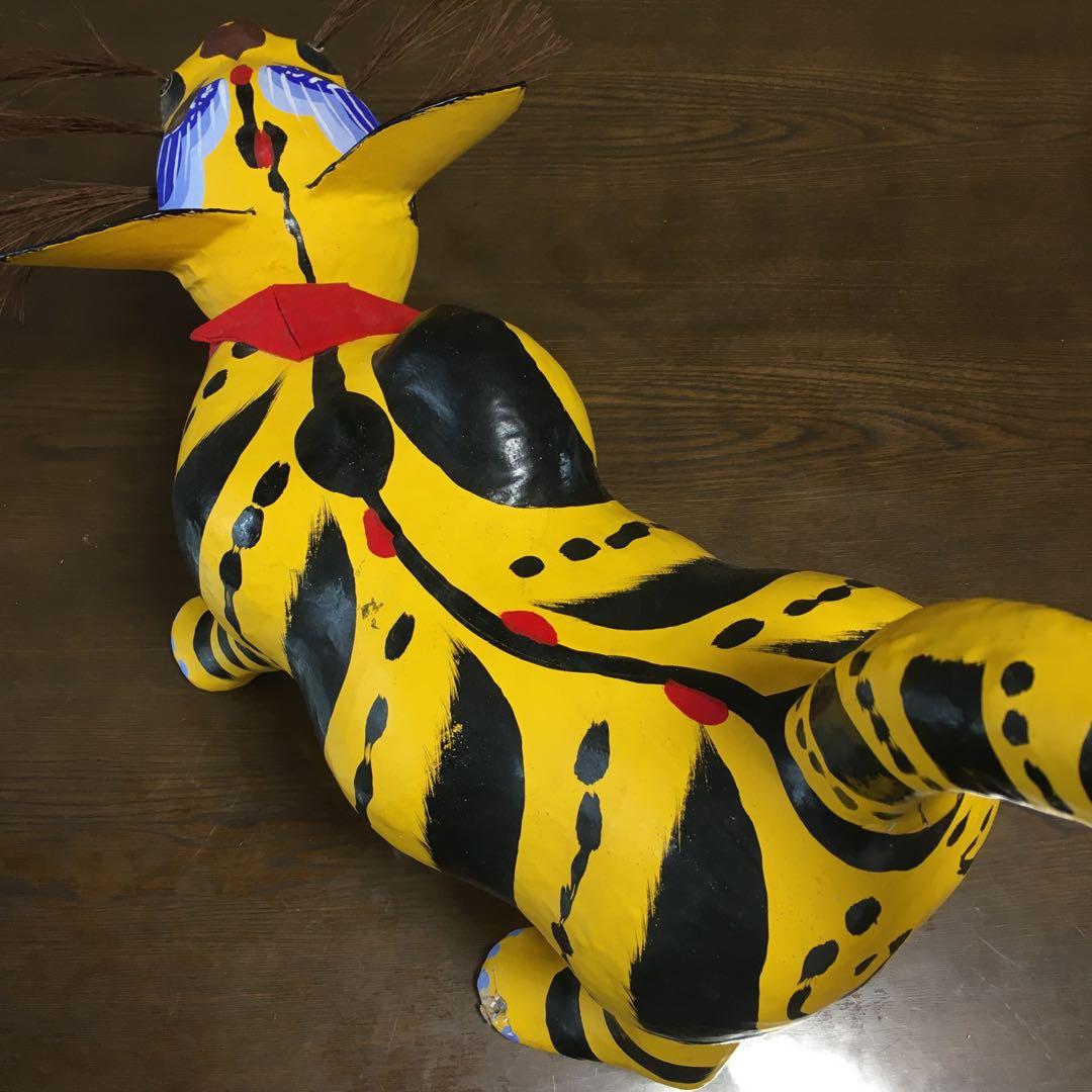 訳あり　出雲張子　高橋孝市作　首振り虎　張子虎　大