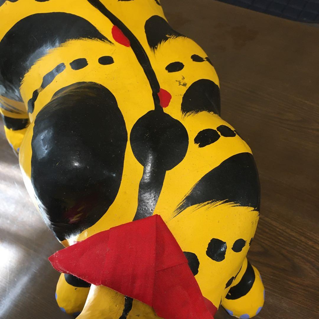 訳あり　出雲張子　高橋孝市作　首振り虎　張子虎　大