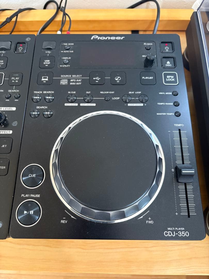Pioneer CDJ-350 2台 とJDM-350 1台のセット