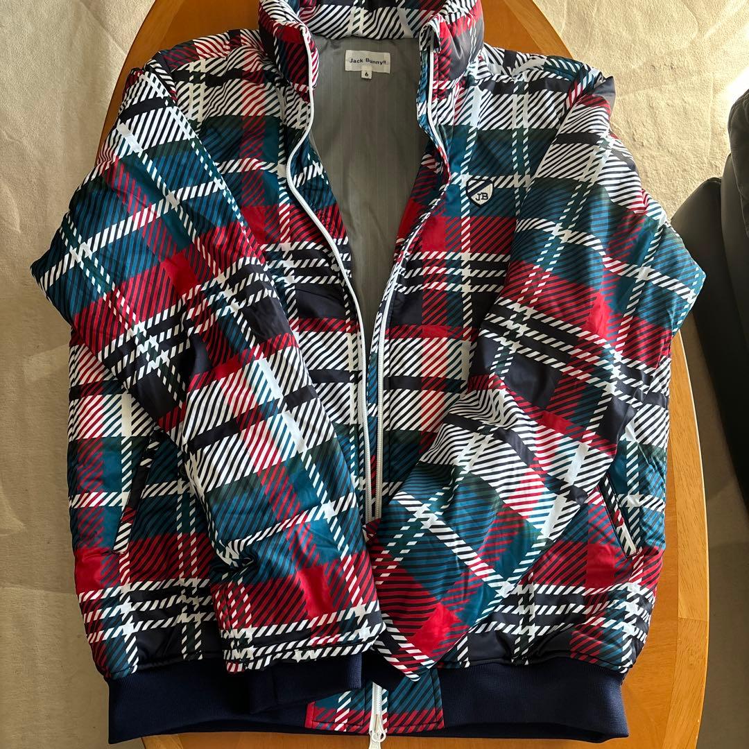Jack Bunny チェック柄 フルジップジャケット L