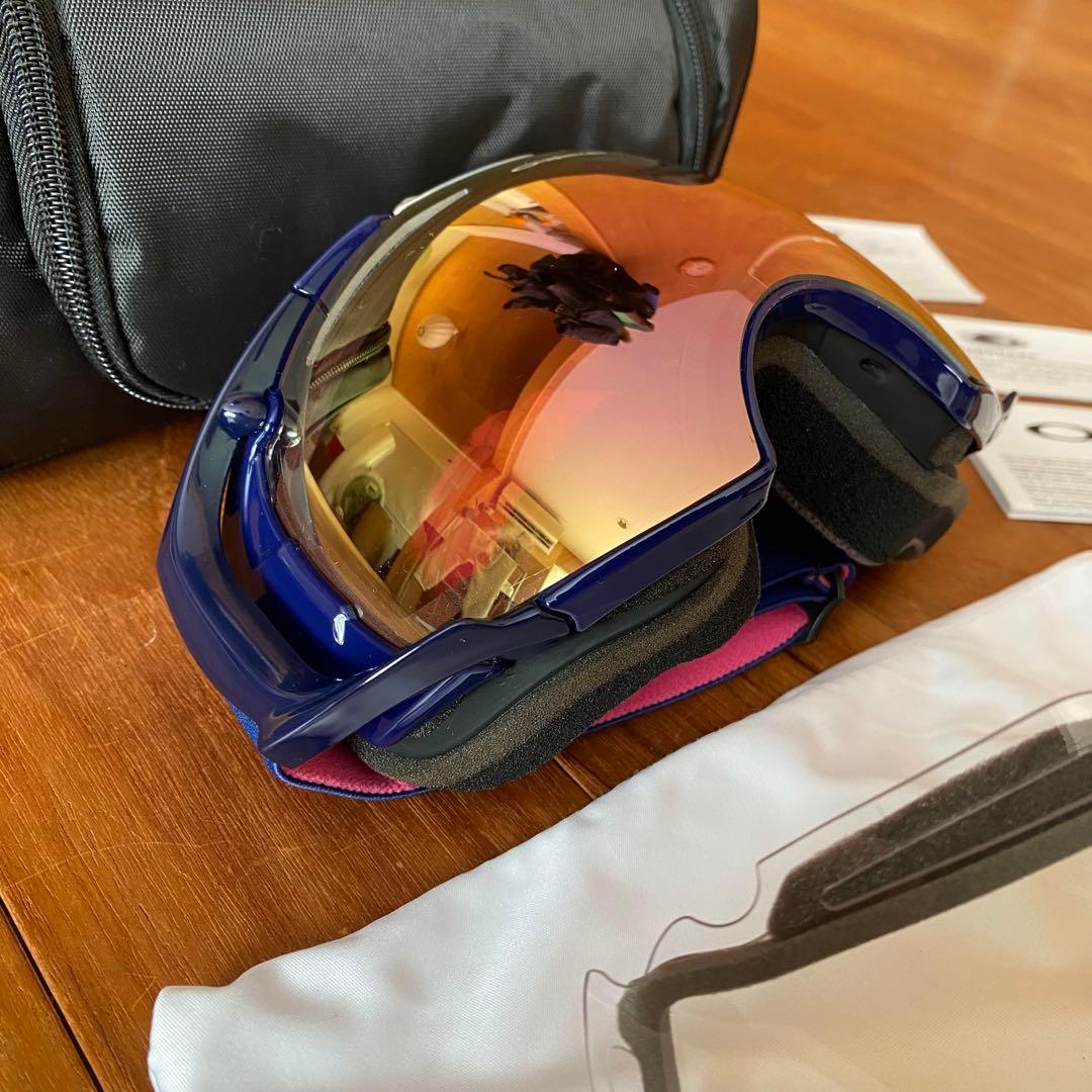 【美品】OAKLEY スキー・スノーボードゴーグル　エアブレイク