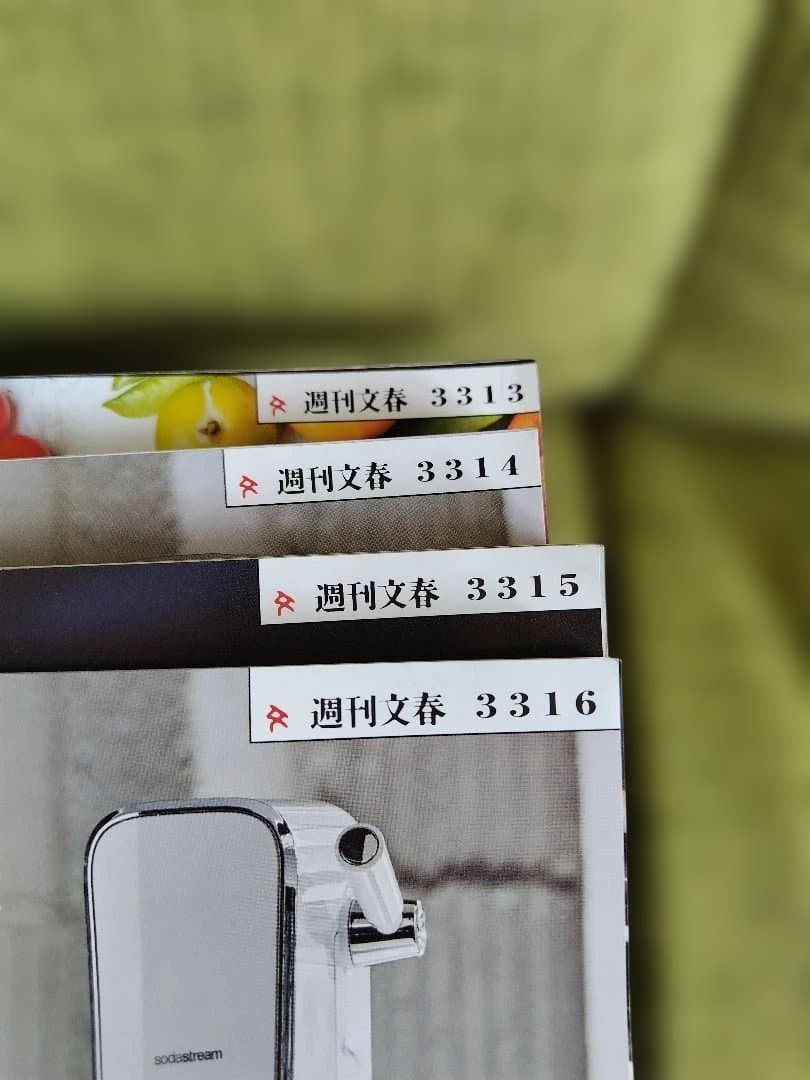 週刊文春2025年 5月15日号 5月22日号 5月29 6月5日の4冊セット