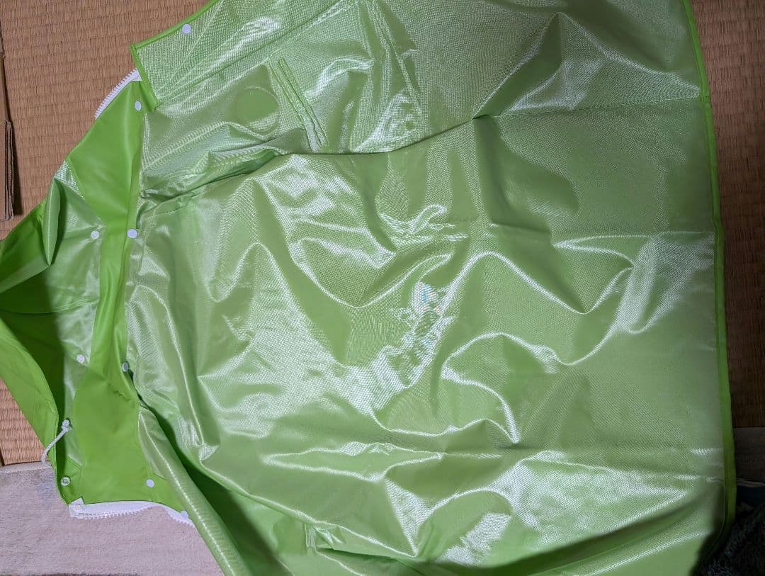 マリンレリー 水産合羽　グリーンLL フィッシング漁師用カッパ上下　未使用