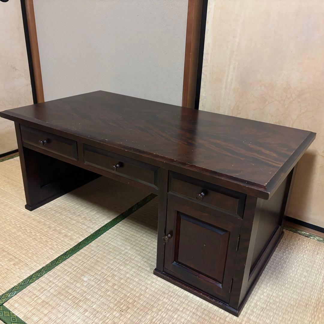 【最終価格】北海道民藝家具　書斎　文机　アンティーク　テーブル　ローテーブル