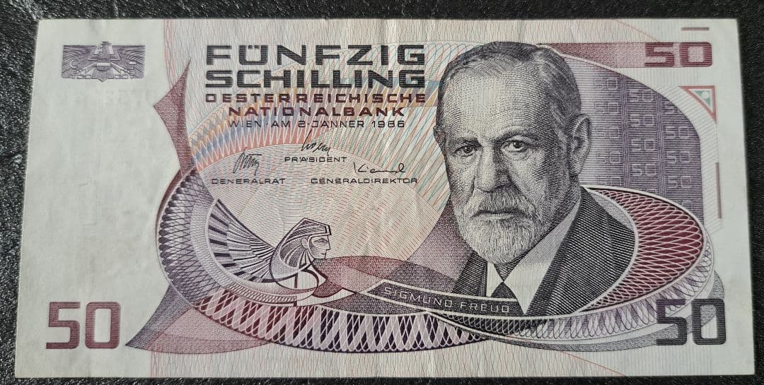 旧紙幣　オーストリアシリング旧紙幣 計2440シリング[値下げ8000円]