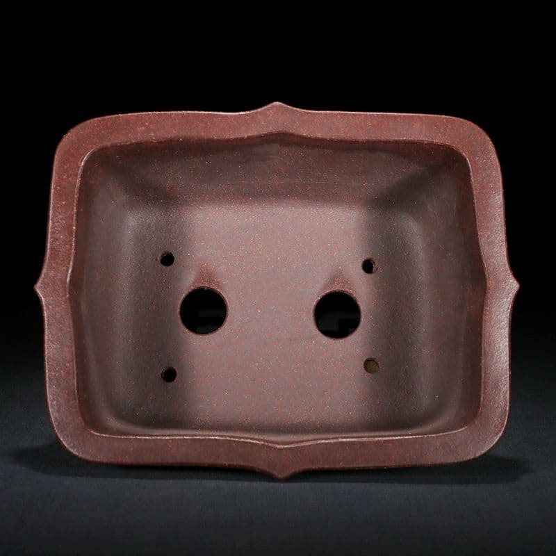 紅泥尖角長方紫砂鉢 多肉植物鉢 紫砂鉢 盆栽鉢 植木鉢 小品盆栽鉢 大品盆栽鉢