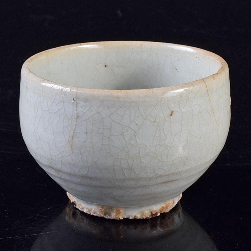 朝鮮美術　李朝　高麗白磁　盃　V　R8036