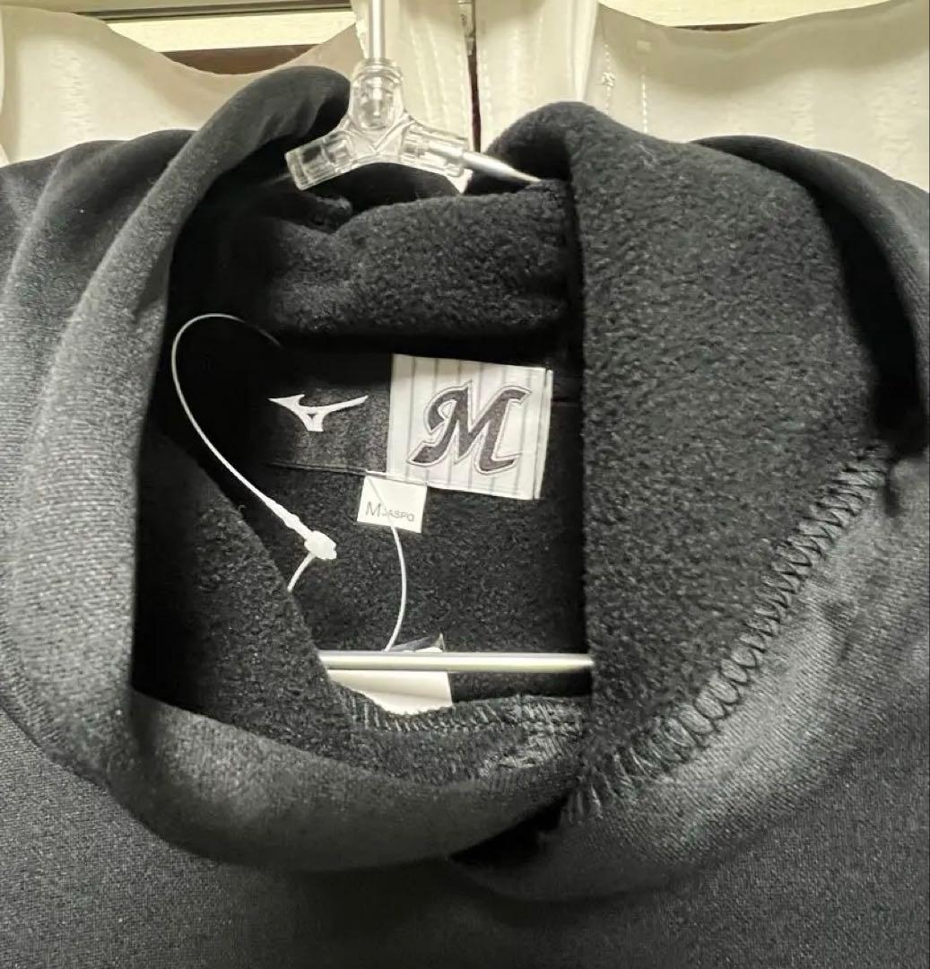 千葉ロッテマリーンズ プラクティスパーカー ブラック M