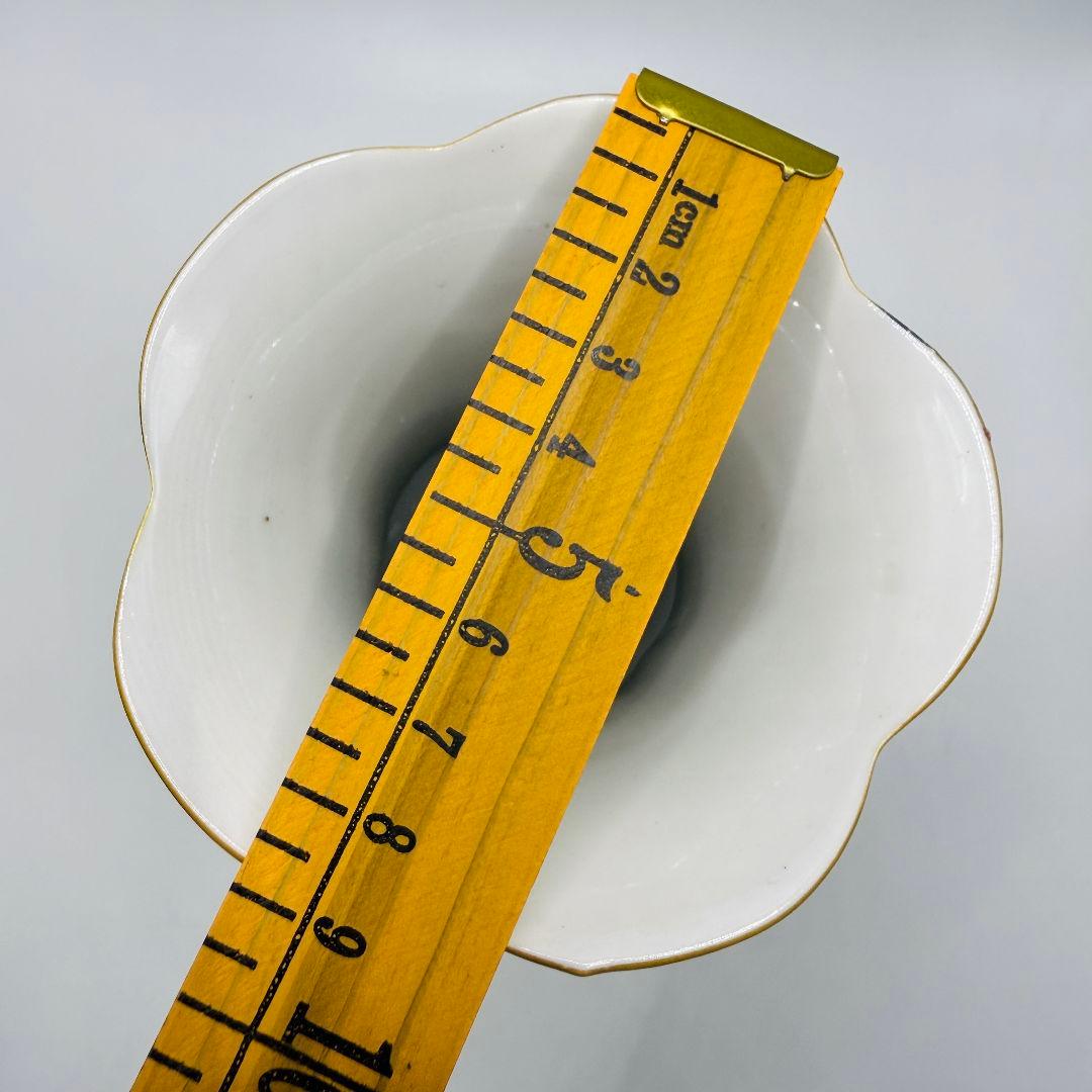 L106 青彩四角エナメル彩彩磁器花瓶 アンティーク