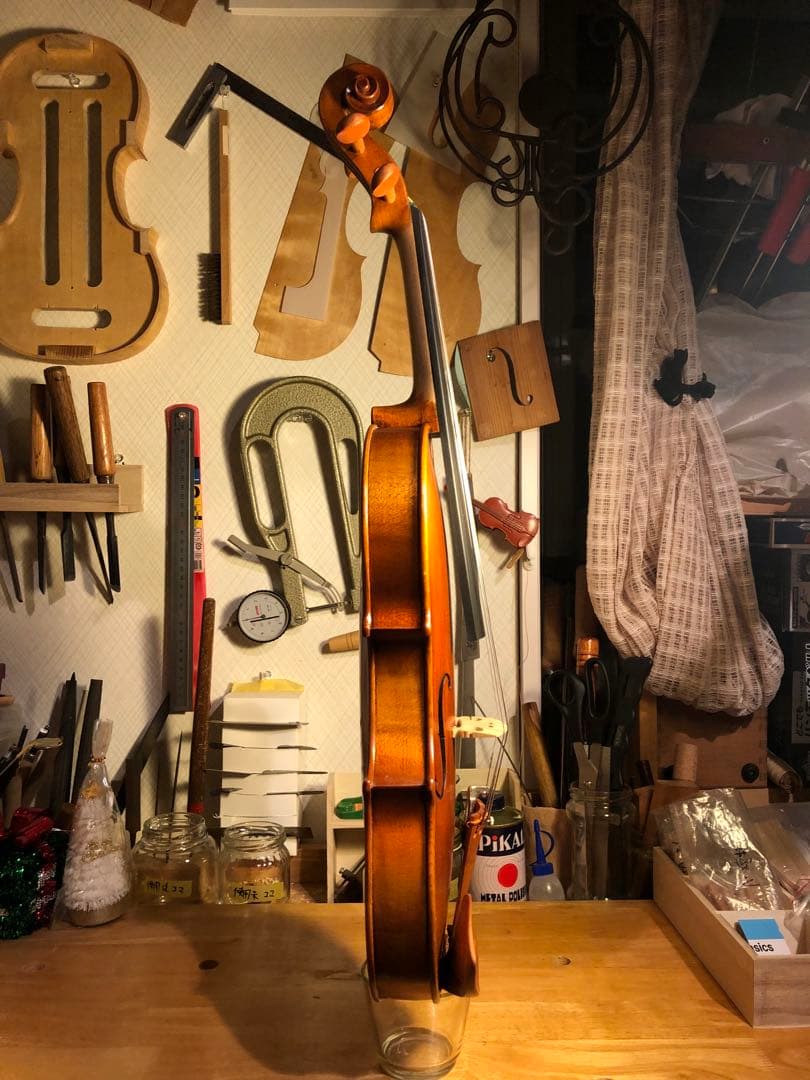 【駒&魂柱調整済】Nicolo Santi NSN60S中古バイオリン 4/4