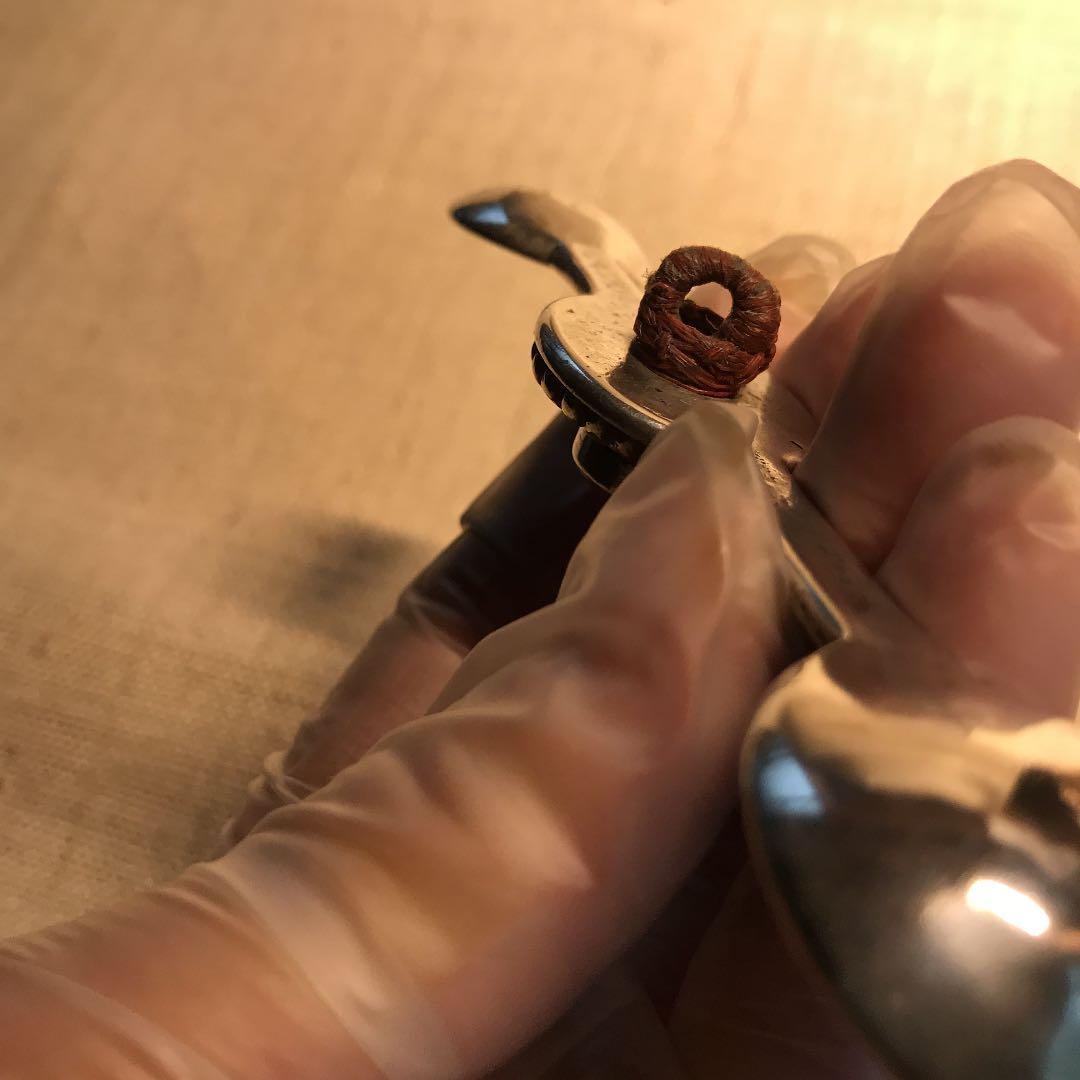 チベッタン古美術銀工芸品　携帯薬調合匙