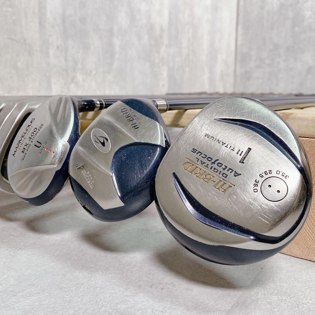 T119 ダンロップ 他 ゴルフクラブ メンズ フルセット ユーティリティ 練習