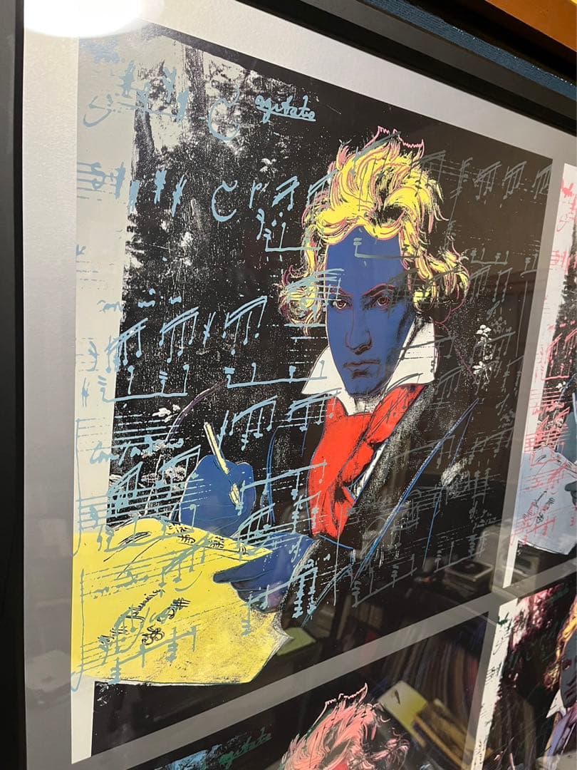 希少　Andy Warhol アンディウォーホル ポスター　ベートーベン