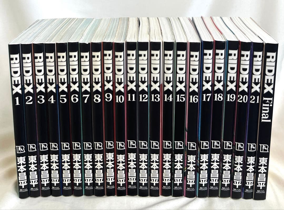 モーターマガジン社「RIDEX」全巻　東本昌平