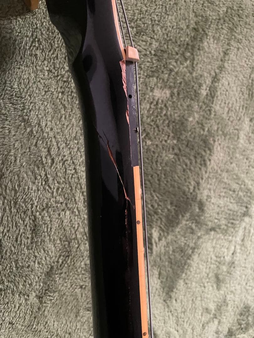 ジャンクGreco レスポールカスタムエレキギター ブラック