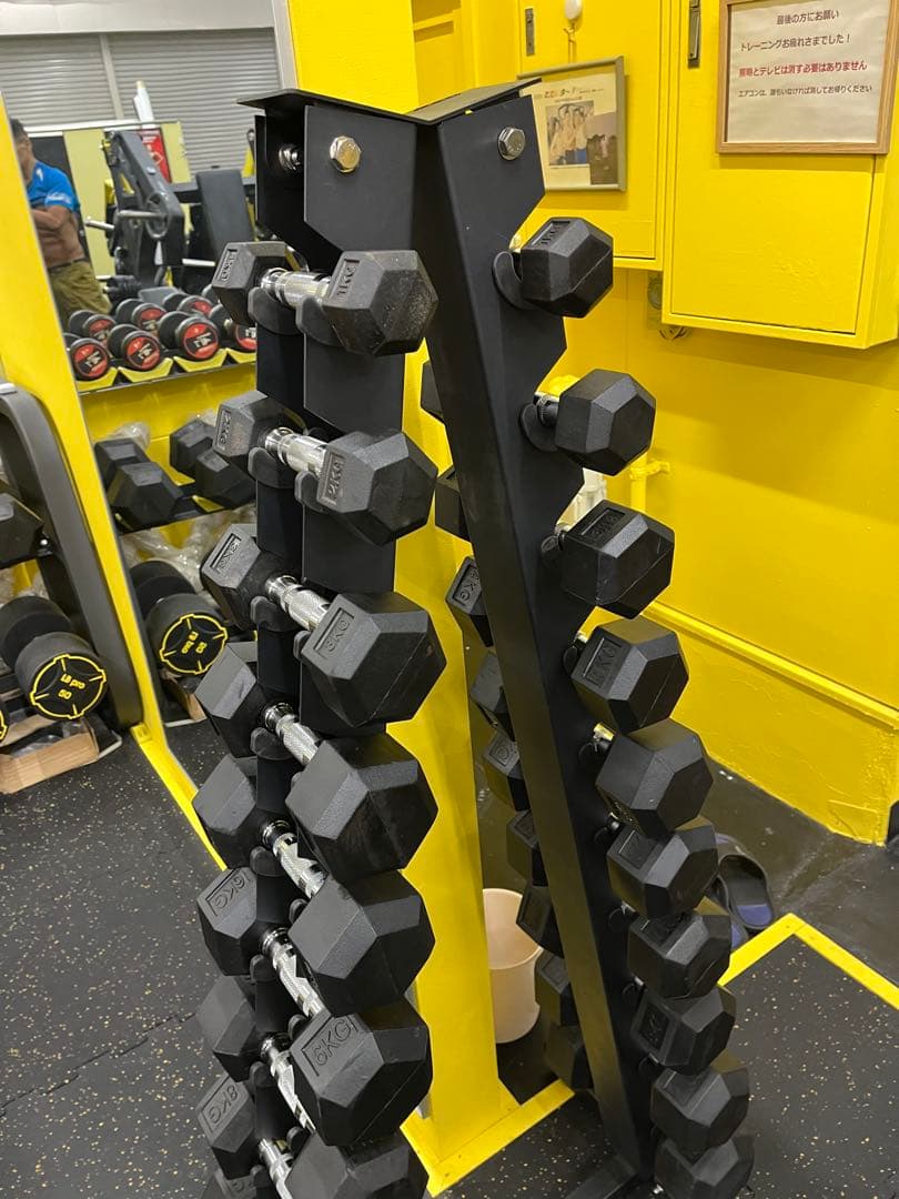 ラック&ヘックスダンベル　1kgから10kg