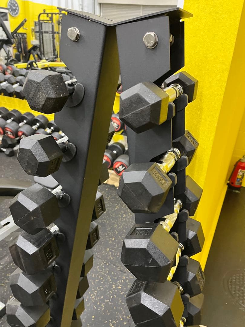 ラック&ヘックスダンベル　1kgから10kg