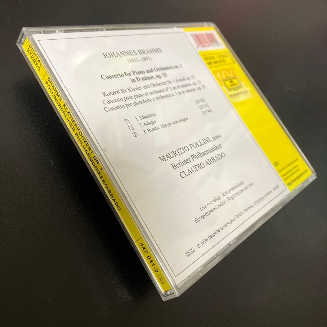 【売約済】ポリーニ(p)アバド&ベルリン・フィル／ブラームス：ピアノ協奏曲第1番