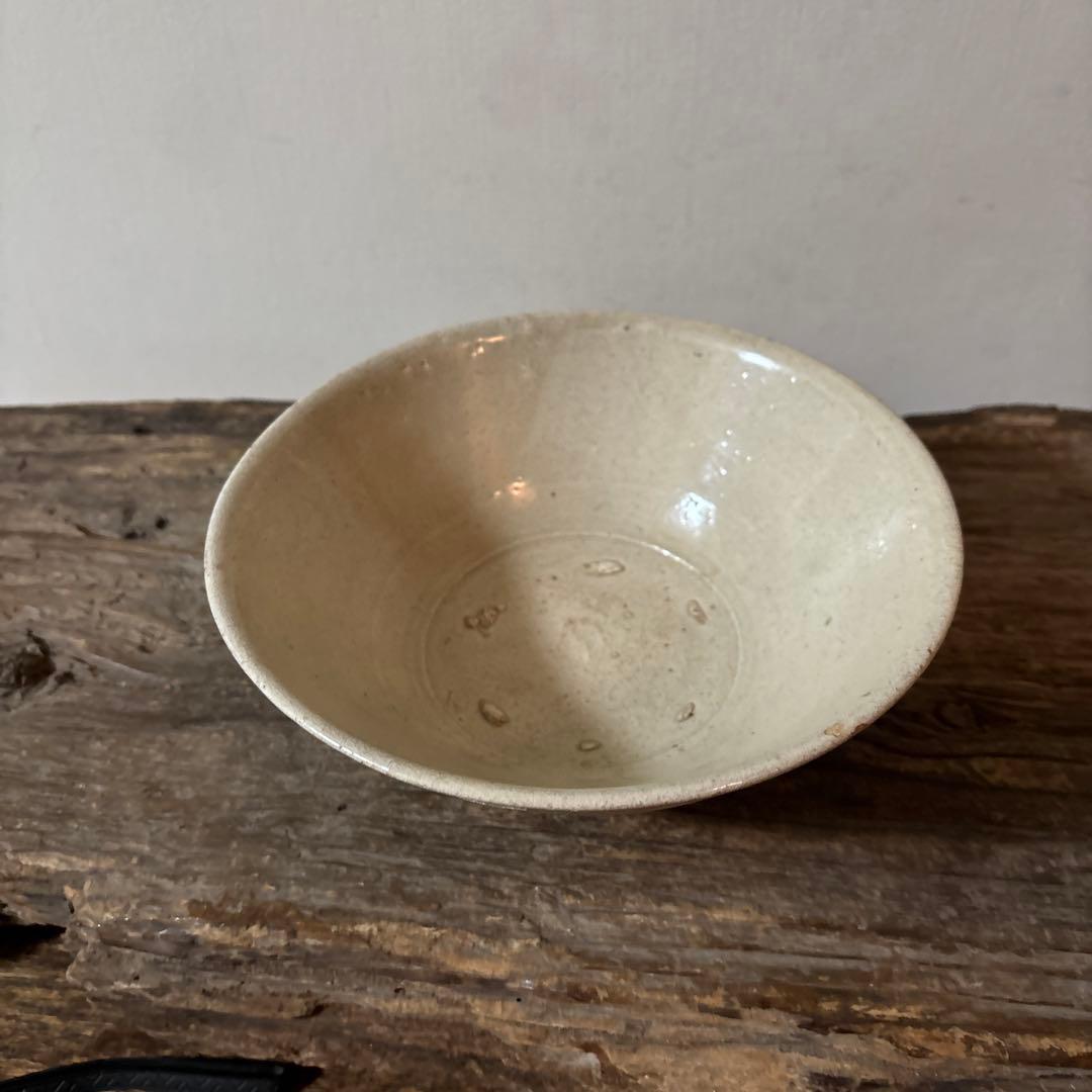 李朝　鉢　大茶碗　堅手　白磁　高麗　朝鮮古陶磁 民芸　古道具　骨董　アンティーク