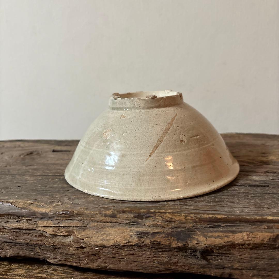 李朝　鉢　大茶碗　堅手　白磁　高麗　朝鮮古陶磁 民芸　古道具　骨董　アンティーク