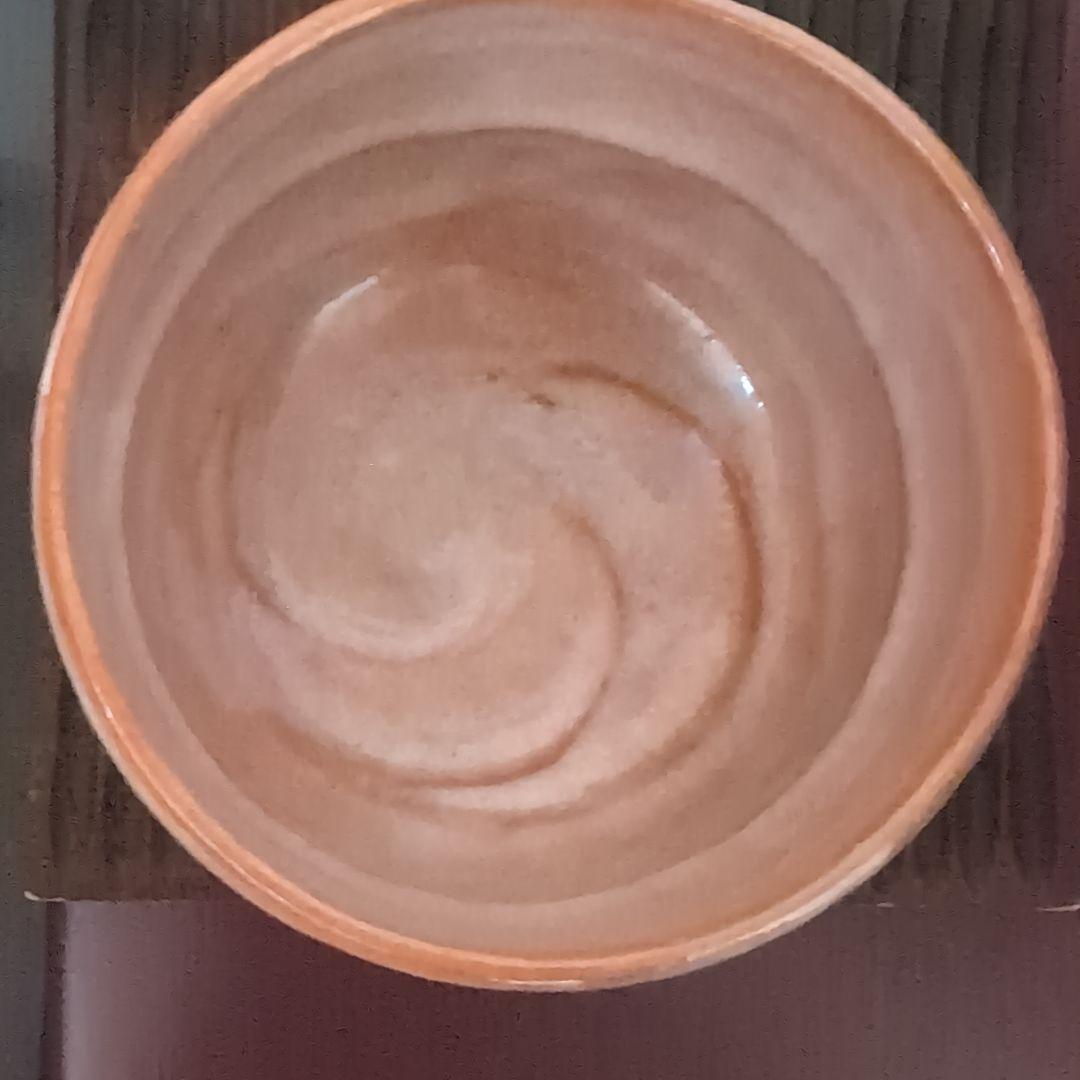 陶芸作品 ピンクオレンジの器