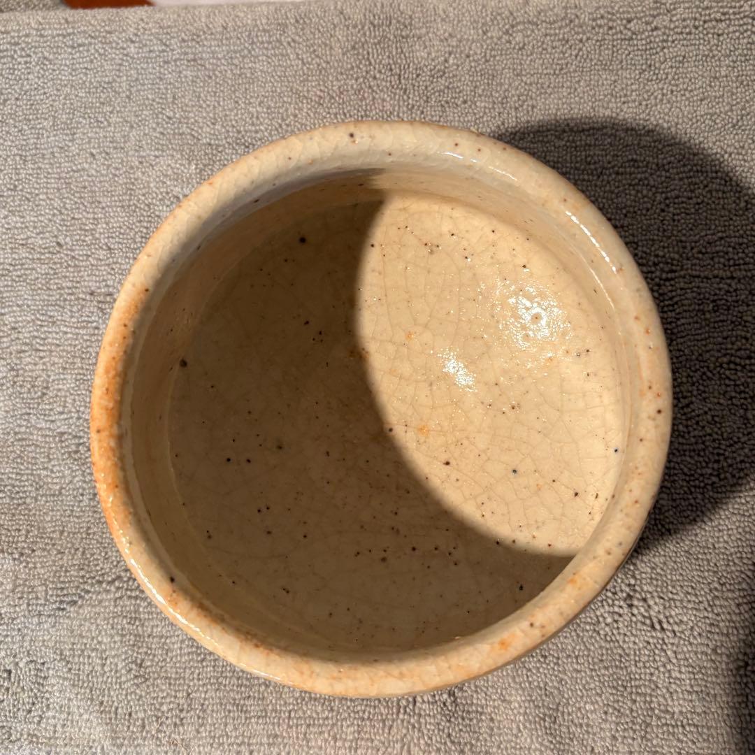 茶道具　志野茶碗　美濃焼　小田井窯　未使用　陶器