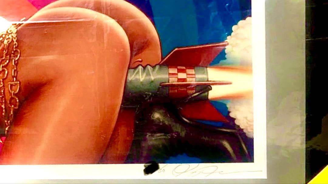 ロッキンジェリービーン 複製画 MISSILE ME 三罰展 EROSTIKA