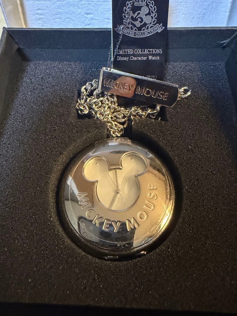 ディズニーALBA懐中時計ミッキーマウス限定3000個 シリアル入 箱・説明書付