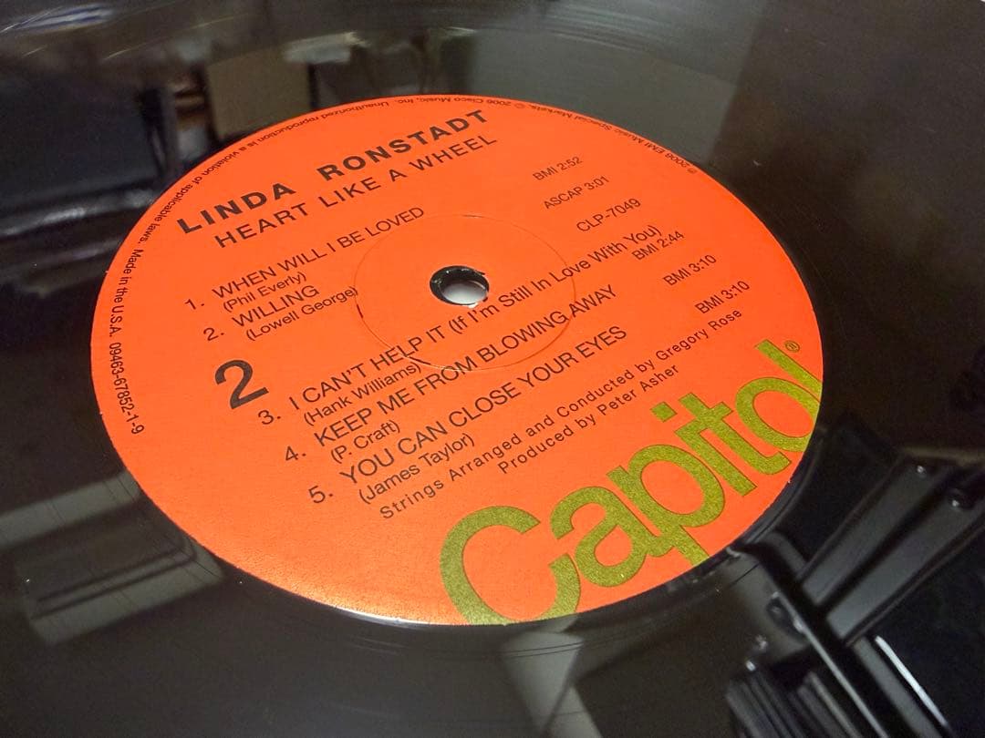 洋楽 Cisco Linda Ronstadt Heart Like A Wheel