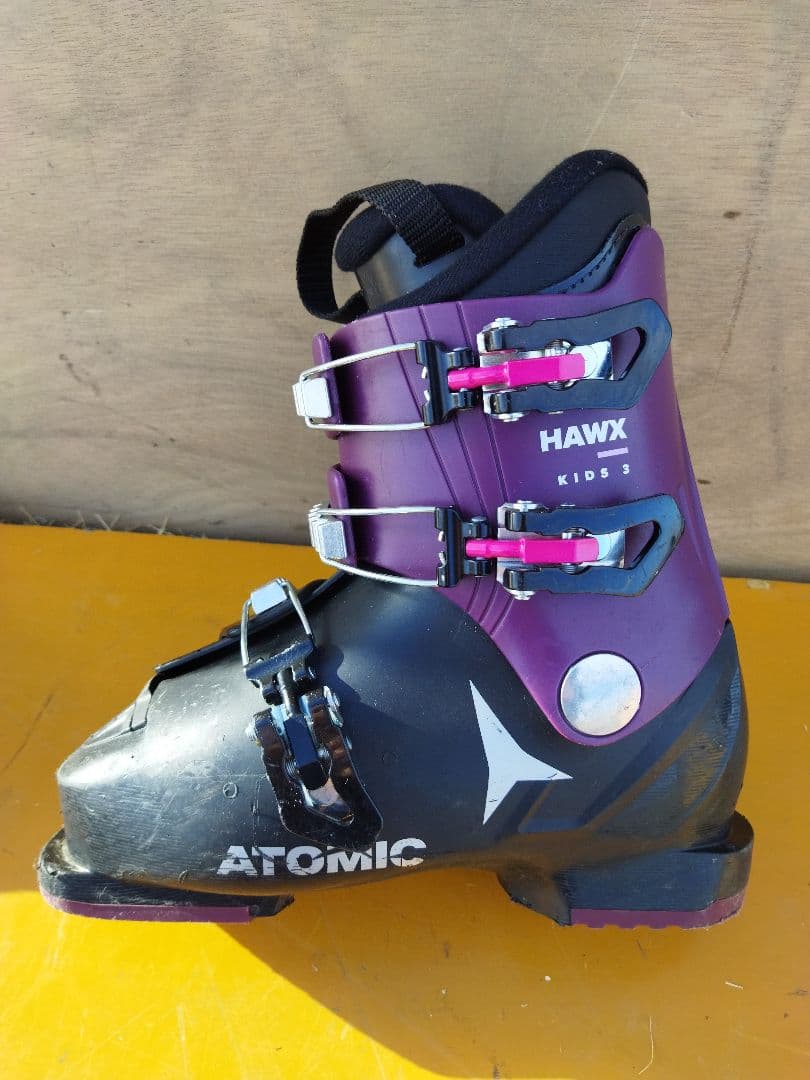 Atomic　アトミック　子ども用　スキーブーツ 紫/黒 21 21.5cm