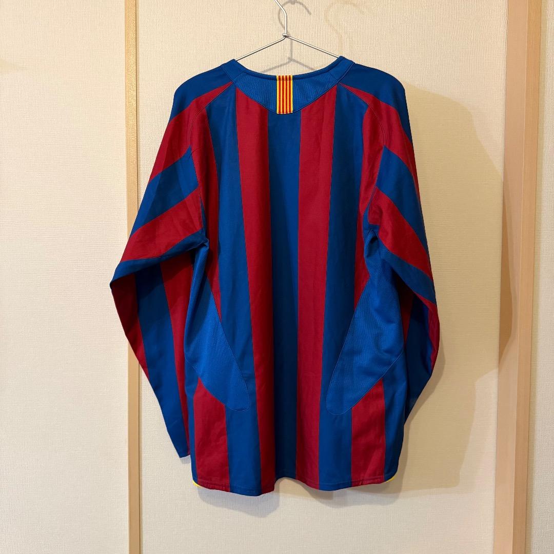 【美品】バルセロナ 05/06 長袖ユニフォーム バルサ ユニフォーム